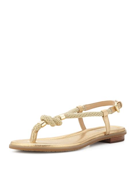 michael michael kors holly rope-trim sandal|Michael kors holly sandal + FREE SHIPPING .